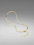 VL. Adjustable Gold Snake Bracelet