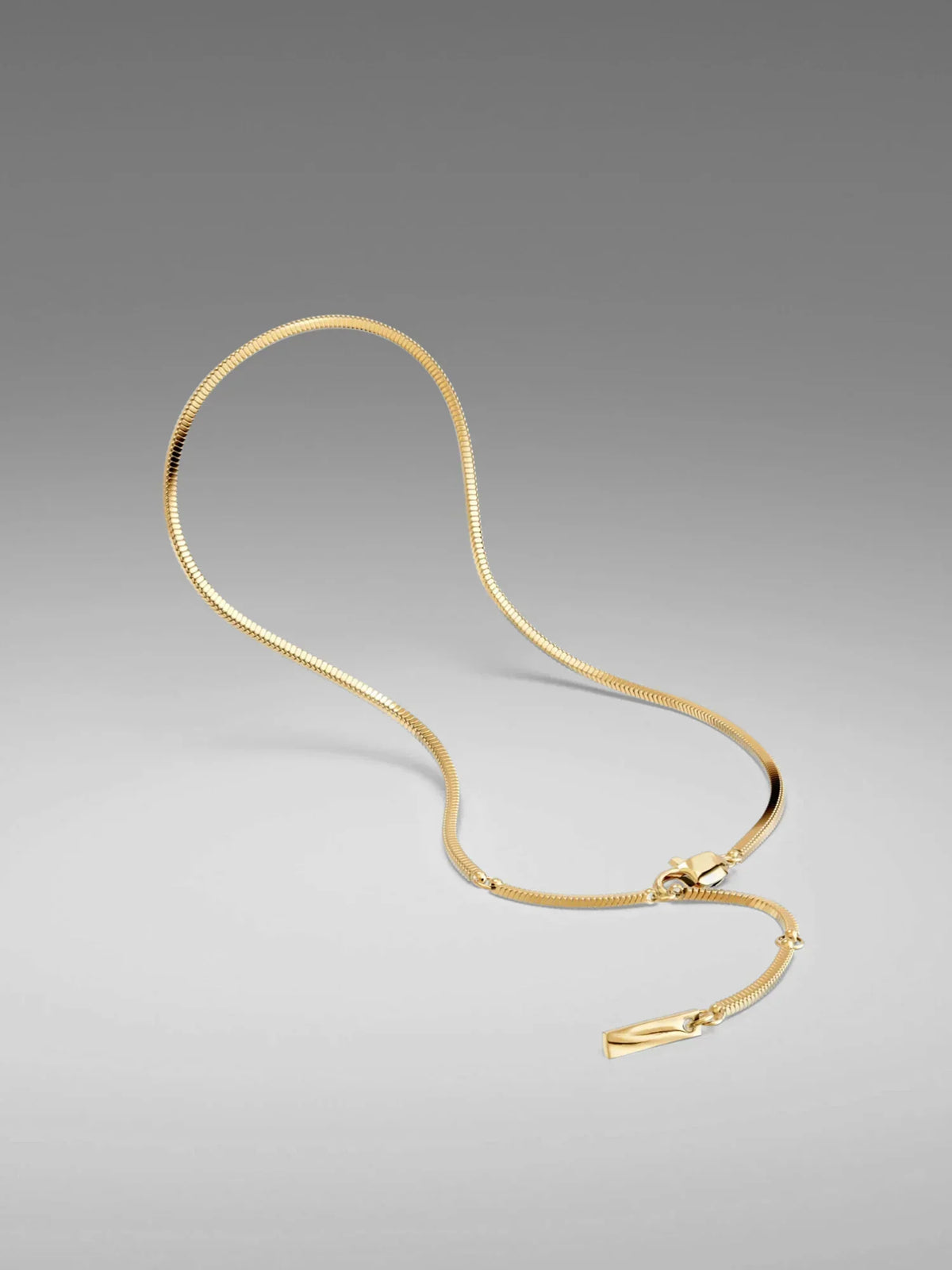 VL. Adjustable Gold Snake Bracelet