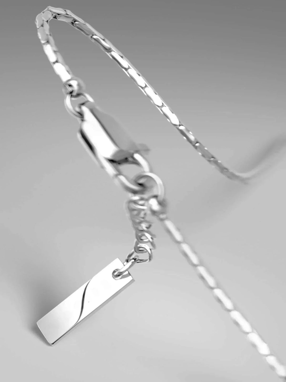 VL. Adjustable Steel Chain Bracelet